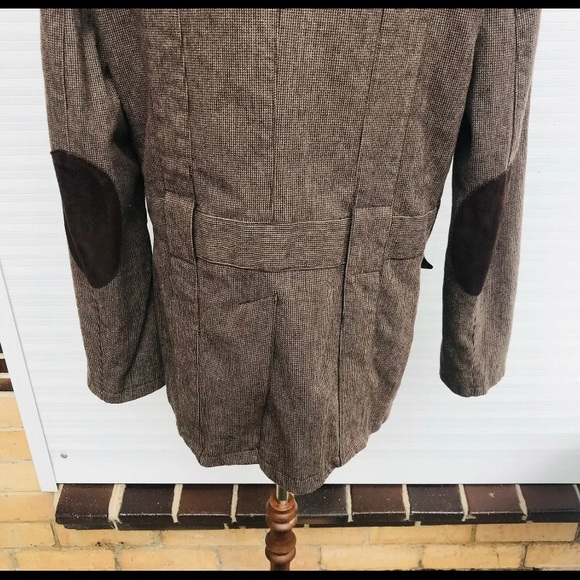 Zara Man Men’s CasualBrown Wool Coat Size Large/42 AUS Winter Jacket - Picture 6 of 6
